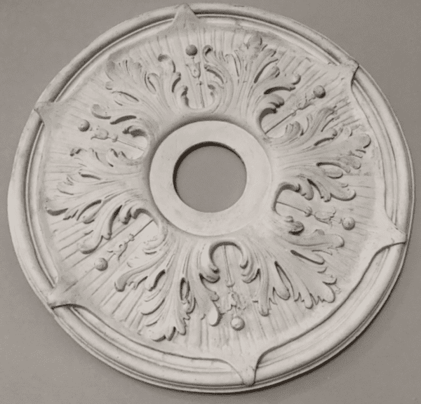 Draped acanthus medallion