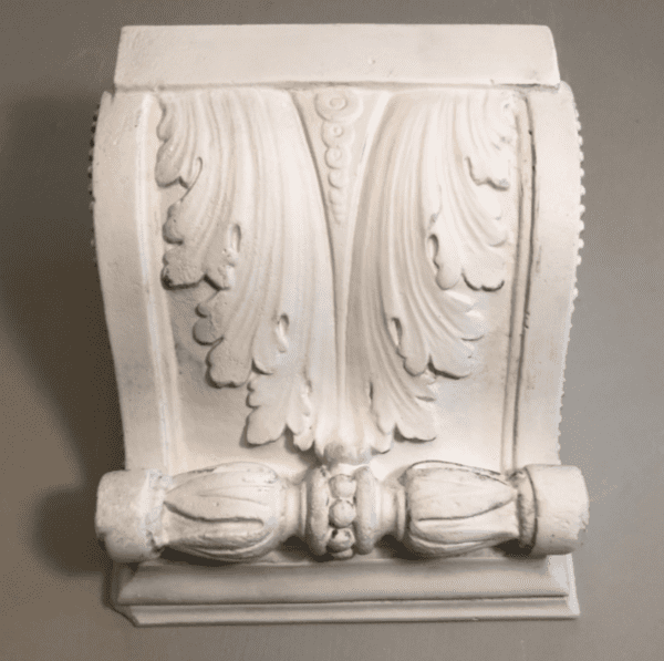 broad acanthus and scroll corbel